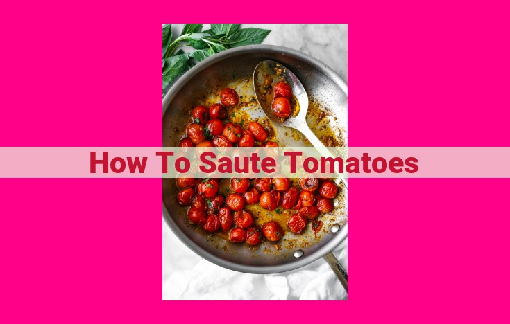 how to saute tomatoes