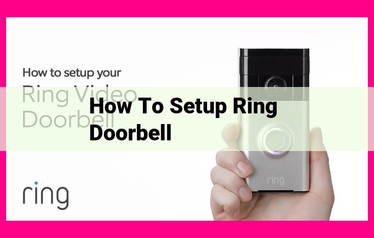 how to setup ring doorbell