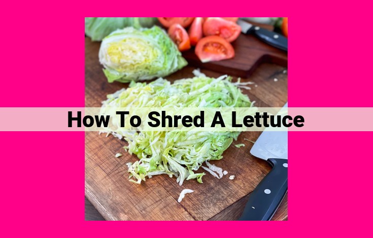 how to shred a lettuce