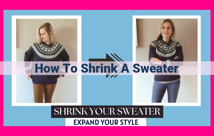 how to shrink a sweater