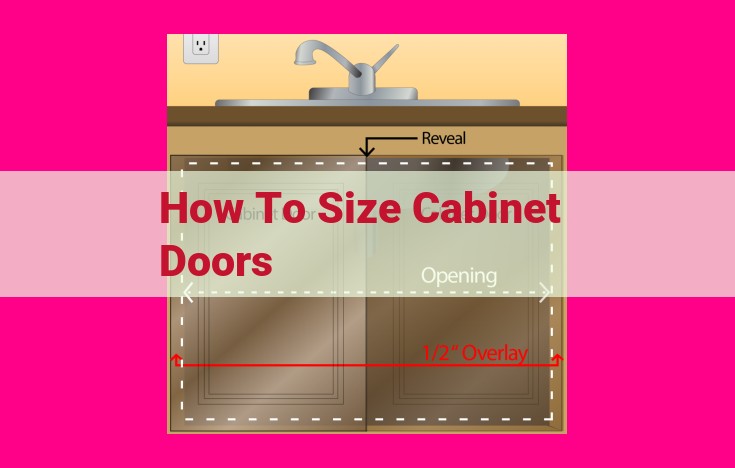 how to size cabinet doors