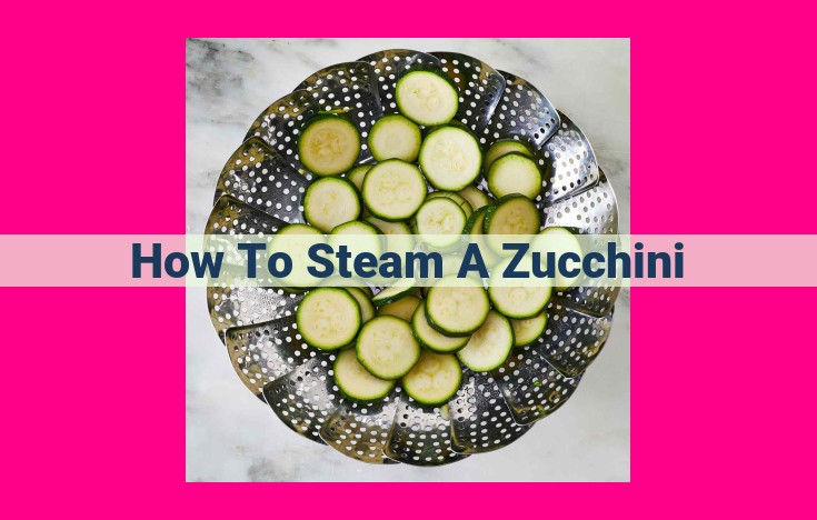 how to steam a zucchini