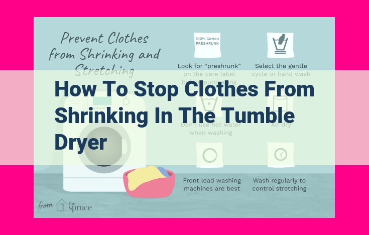 how to stop clothes from shrinking in the tumble dryer