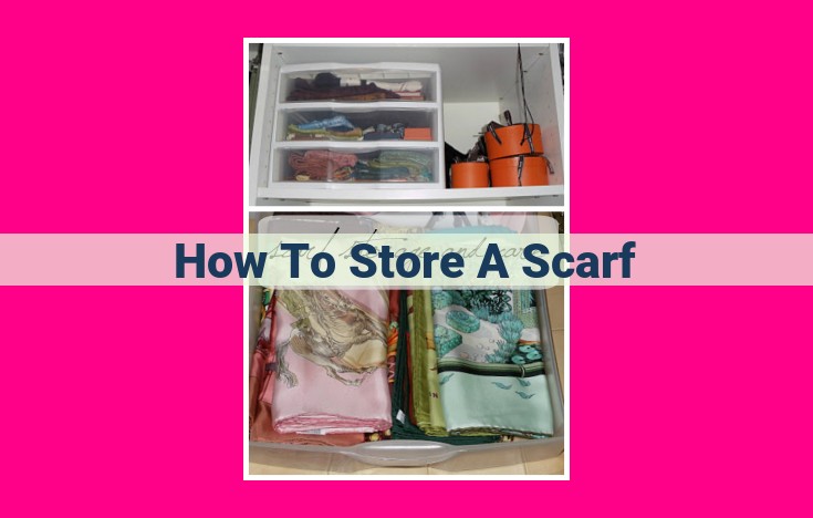 how to store a scarf