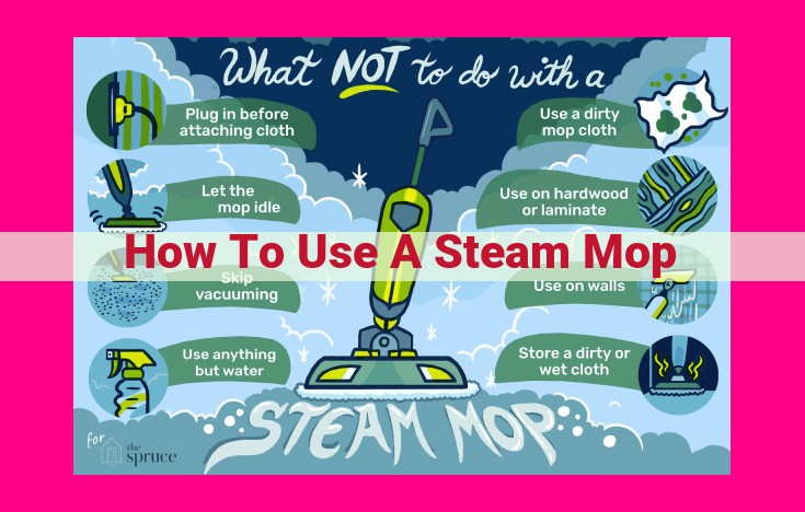 how to use a steam mop