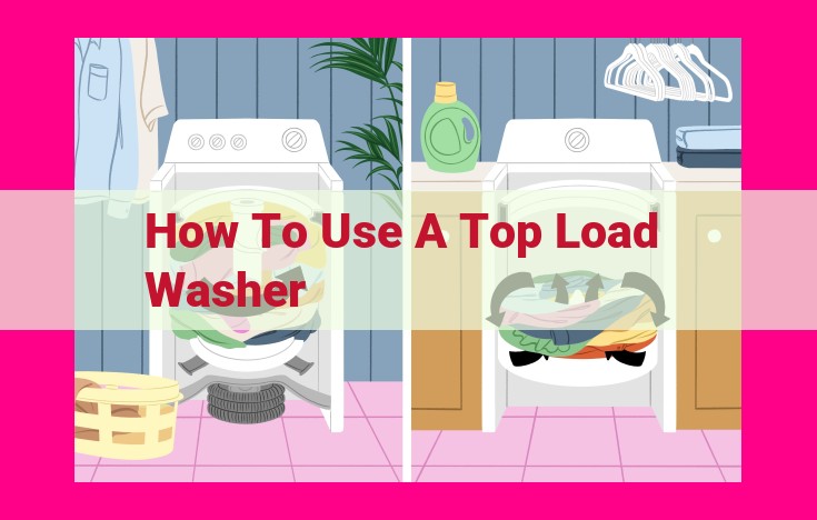 how to use a top load washer