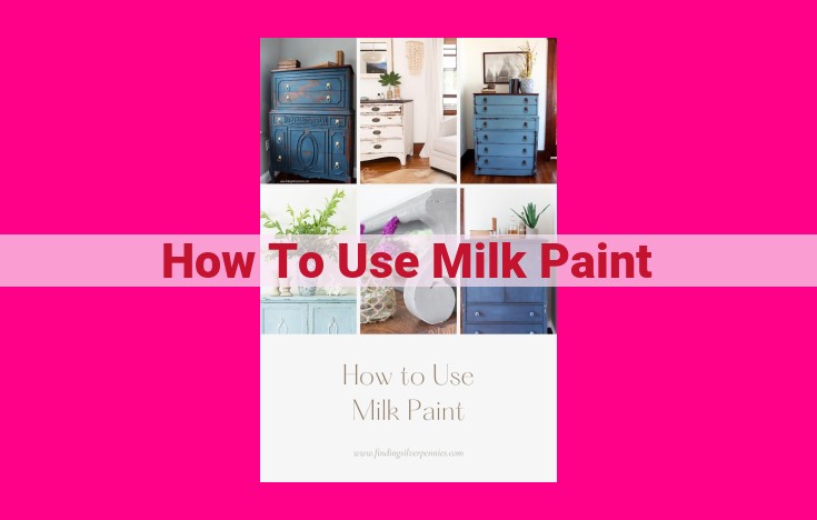 how to use milk paint