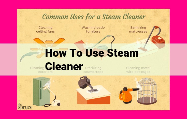 how to use steam cleaner