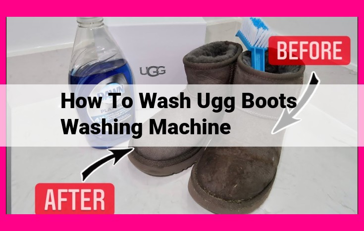 how to wash ugg boots washing machine