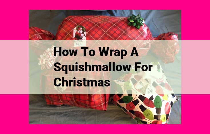 how to wrap a squishmallow for christmas