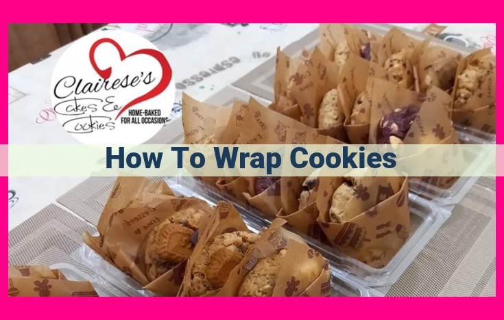 how to wrap cookies