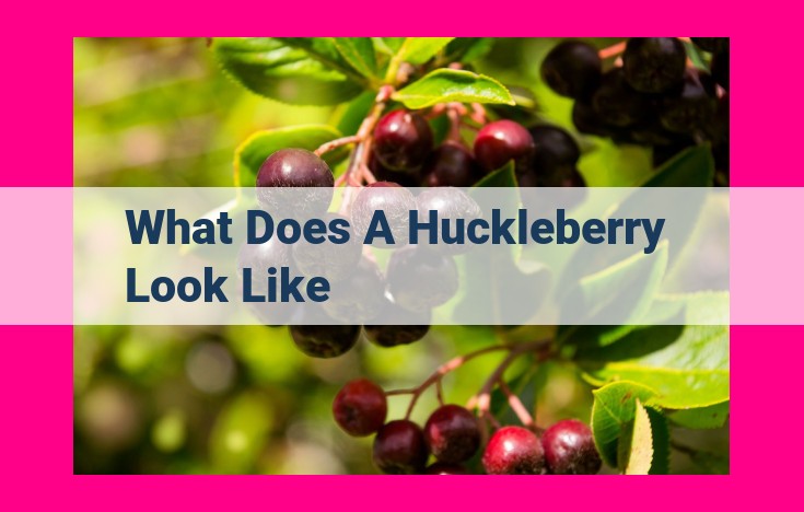 what does a huckleberry look like