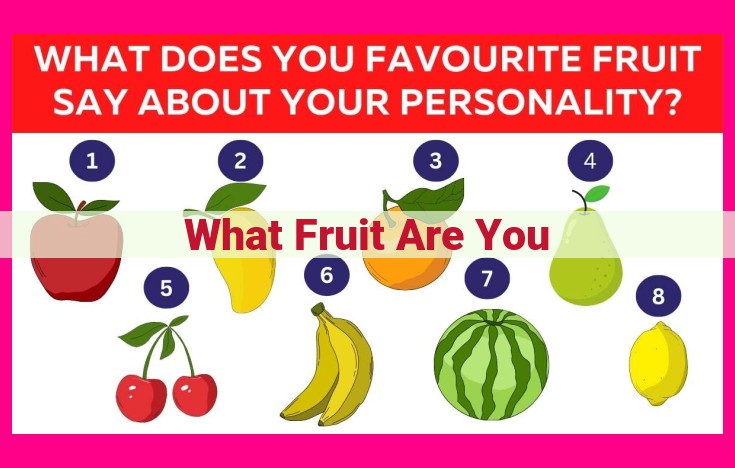 what fruit are you