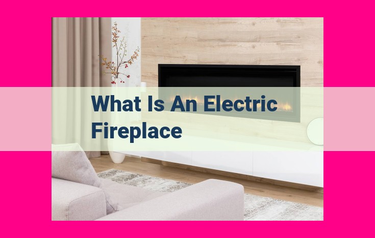 what is an electric fireplace