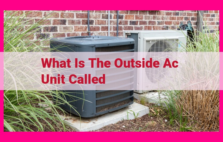 what is the outside ac unit called