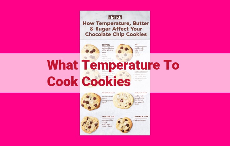 what temperature to cook cookies