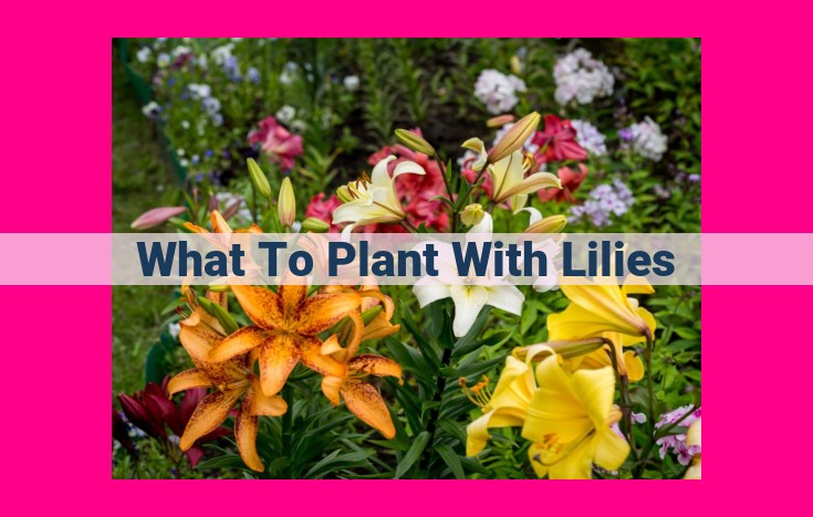 what to plant with lilies